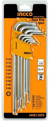 INGCO 9PCS TORX ALLENLEY SET (HHK13092) Allen Key Set