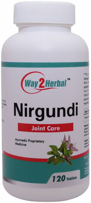 Way2Herbal Nirgundi 120 tablets Pack of 2(Pack of 2, 120 Tablets)