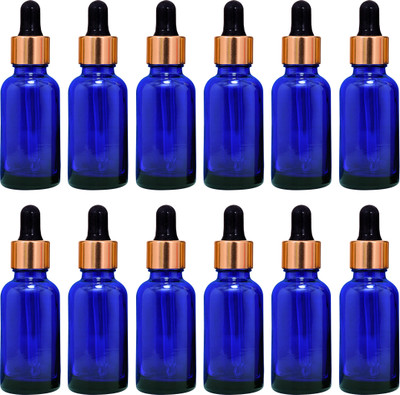 nsb herbals 30 ml Glass Bottle(Pack of 12, Blue)