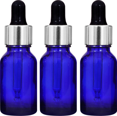 nsb herbals 15 ml Glass Bottle(Pack of 3, Blue)