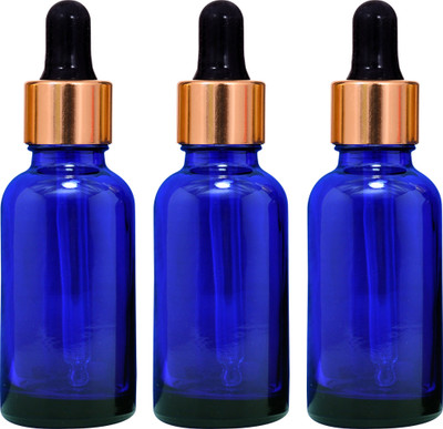 nsb herbals 30 ml Glass Bottle(Pack of 3, Blue)