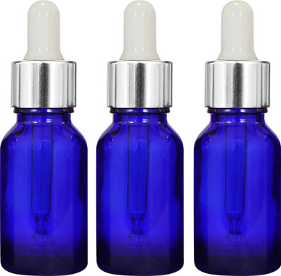 nsb herbals 15 ml Glass Bottle(Pack of 3, Blue)