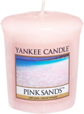 Yankee Candle Votive Pink Sands Scented Candle Candle(Pink, Pack of 1)