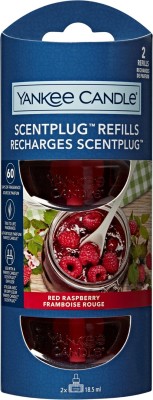 Yankee Candle Scent Plug Refill Red Raspberry Candle(Red, Pack of 1)