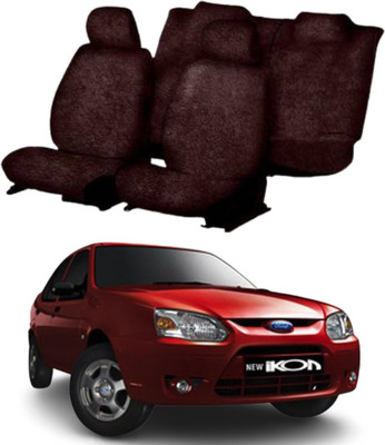 Chiefride Cotton Car Seat Cover For Ford Ikon(All Detachable Headrest, With Back Seat Arm Rest, 5 Seater, 2 Back Seat Head Rests)