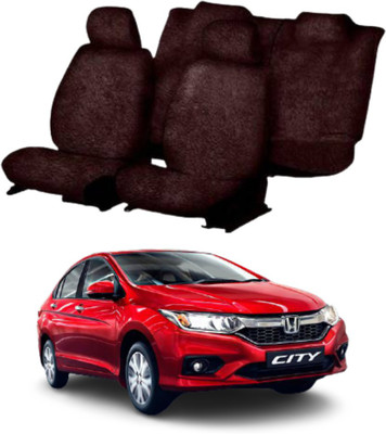 Chiefride Cotton Car Seat Cover For Honda City New ivtech/idtech(All Detachable Headrest, 5 Seater, 2 Back Seat Head Rests)