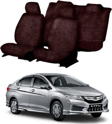 Chiefride Cotton Car Seat Cover For Honda City(All Detachable Headrest, 5 Seater, 2 Back Seat Head Rests)