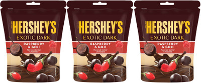 HERSHEY'S Exotic Dark Raspberry and Goji Truffles(3 x 100 g)