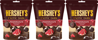 HERSHEY'S Exotic Dark Pomegranate Truffles(3 x 100 g)