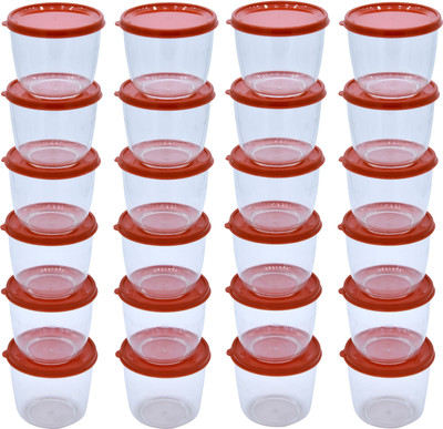 STOREMASTER Plastic Utility Container  - 350 ml(Pack of 24, Red)
