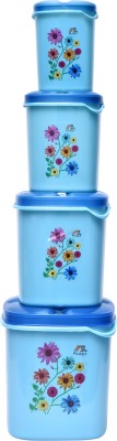 Aone enterprice Plastic Grocery Container  - 250 ml, 500 ml, 1000 ml, 1500 ml(Pack of 4, Blue)