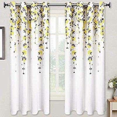 Ad Nx 274 cm (9 ft) Polyester Room Darkening Long Door Curtain (Pack Of 2)(Floral, Multicolor)