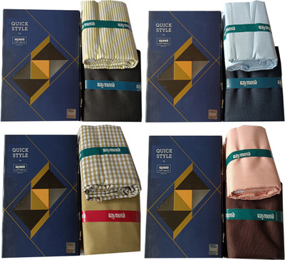 Raymond Polycotton Checkered Shirt & Trouser Fabric