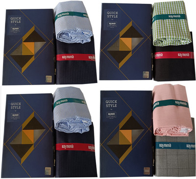 Raymond Polycotton Checkered Shirt & Trouser Fabric