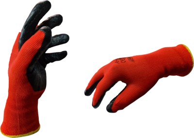 Naturally Green Red Cut Resistant Hand Gloves pack of 1 Gardening Shoulder Glove