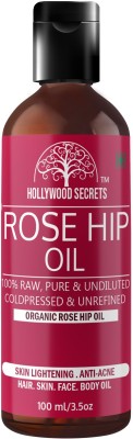 Hollywood Secrets Pure Rose hip Oil Carrier Oil Hair Oil(100 ml)