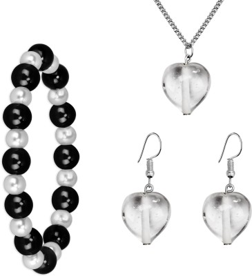 MIKADO Alloy Black, Silver Jewellery Set(Pack of 1)