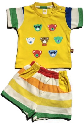 DIVI FASHION Baby Boys Casual T-shirt Shorts(MULTICOLOR_16)