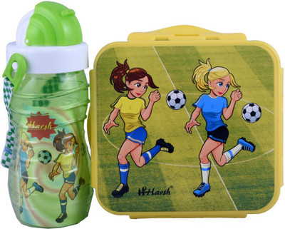HARSH PET DERBY -651-BUBLI-BARBIE-Yellow 1 Containers Lunch Box(650 ml)