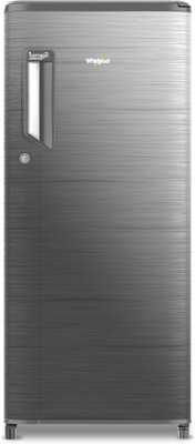 Whirlpool 185 L Direct Cool Single Door 2 Star Refrigerator(Grey Chromium Steel, Icemagic Powercool 185L Single Door Refrigerator( No.1 In Ice-Making , 2 Star , Grey Chro