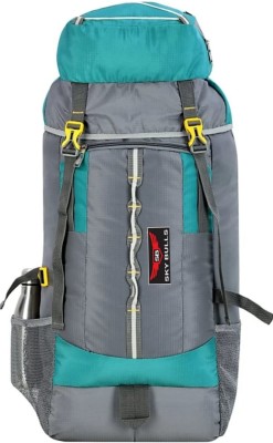 SKY BULLS LARGE RUCKSACK BACKPACK TREKKING AND HIKING BAG FOR TRAVEL WATERPROOF LIGHTWEIGHT Rucksack  - 65 L(Grey)