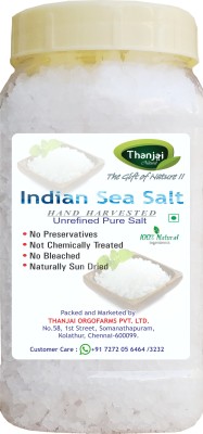 THANJAI NATURAL 10Kg Raw Sea Salt Crystal (Jar) For Healthy Cooking | Sea Salt(10 kg, Pack of 10)