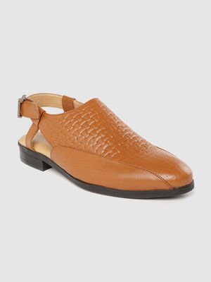 House of Pataudi Men Casual(Tan , 6)
