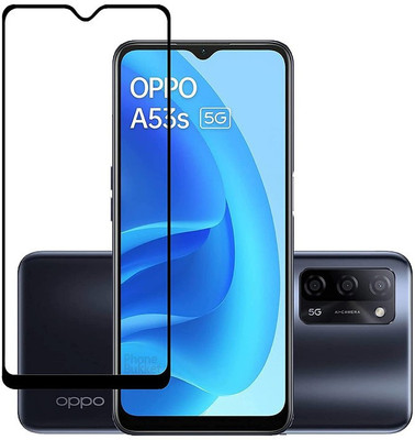 CHATURVEDH Edge To Edge Tempered Glass for Oppo A53s (5G)(Pack of 1)