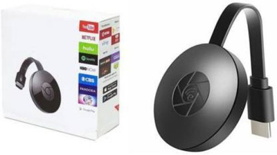 SYARA XTJ_594M Chrome cast WiFi HDMI Dongle & Wireless Display for TV\Laptop\Desktop\Tablet Compatible with All Smartphone Media Streaming Device(Black)