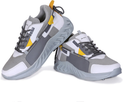 SHOE BLATE Stylish Comfortable Lightweight, Breathable Running shoes Walking Shoes For Men Casuals For Men(Grey , 8)