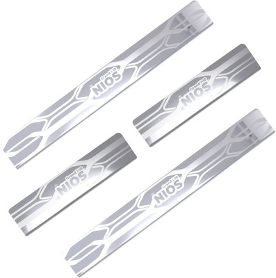Galio Car Sill Guard Stainless Steel Scuff Plate for Grand I10 Nios Asta 1.2 kappa Door Sill Plate