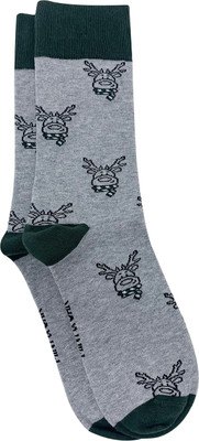Mint and Oak Men Calf Length(Pack of 2)