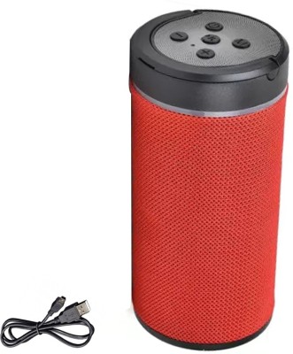 LEERFIE TOP SELLING Portable Wireless speaker with In-Built Mobile Stand KT-125 Wireless Portable High Bass Sound Quality with Color Changing Light, Phone Holder For Indoor/Outdoor Party Easily Connects and outdoor activities speaker,picnic,tour,use for kite party 10 W Bluetooth Speaker(Black red, S