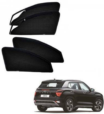 KOZDIKO Side Window Sun Shade For Hyundai Creta(Black)