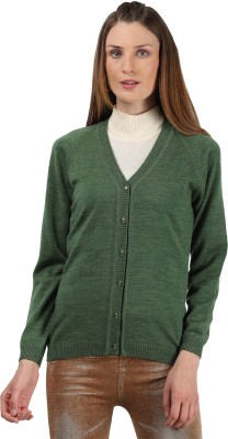 MONTE CARLO Women No Closure Solid Cardigan