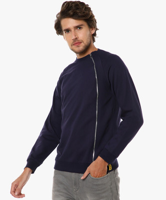 CAMPUS SUTRA Full Sleeve Solid Men Sweatshirt