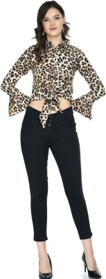 Muskan Enterprises Casual Animal Print Women Multicolor Top