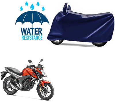 RONISH Waterproof Two Wheeler Cover for Honda(CBR 150R, Blue)