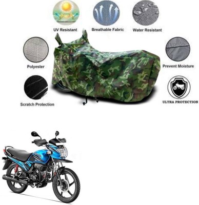 RONISH Waterproof Two Wheeler Cover for Hero(Passion Pro TR, Multicolor)