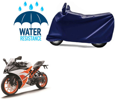 RONISH Waterproof Two Wheeler Cover for KTM(RC 200, Blue)