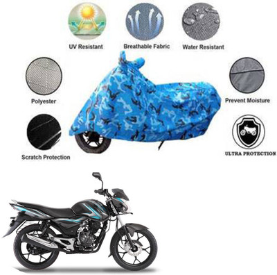 RONISH Waterproof Two Wheeler Cover for Bajaj(Discover 100 DTS-i, Multicolor)