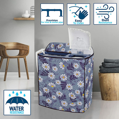 FORMONIK Semi-Automatic Washing Machine  Cover(Width: 80 cm, Blue)