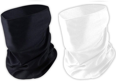 Bismaadh Men & Women Solid Bandana(Pack of 2)