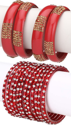1st Time Glass Bangle Set(Pack of 16)