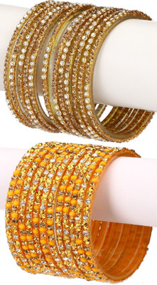 1st Time Glass Enamel Bangle Set(Pack of 24)