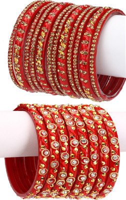 AFAST Glass Bangle Set(Pack of 20)