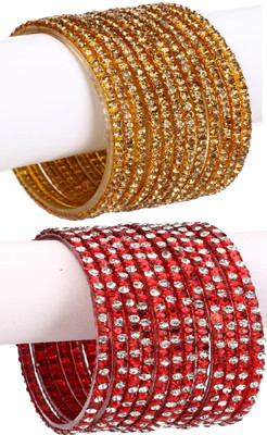 1st Time Glass Bangle Set(Pack of 24)