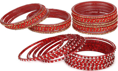 1st Time Stone Enamel Bangle Set(Pack of 24)