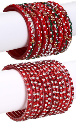 1st Time Glass Enamel Bangle Set(Pack of 20)