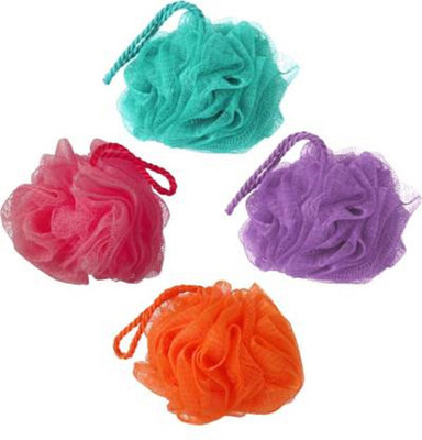 AGS MART LOOFAH (Body Scrubber) PACK OF 4 (MULTICOLOR)